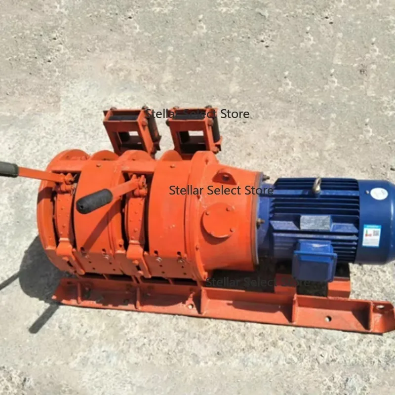 Horizontal Electric Mining Scraper Winch for Pulling Mine Hoisting Machine Two Drum Scraper Winch