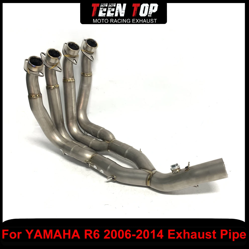 

Титановый сплав для YAMAHA YZF-R6: передняя соединительная труба выхлопной системы 51 мм для мотоцикла R6 2006-2014, соединительная трубка