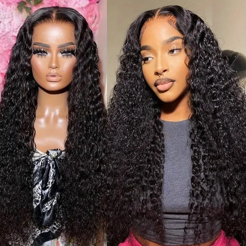 Fashionable with African small curls, front lace curly synthetic fiber wig