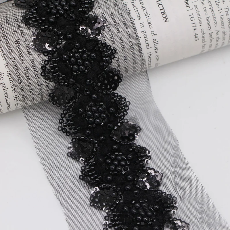 black beaded trim for dresses White Lace Dress - Cami Fit and Flare Dress