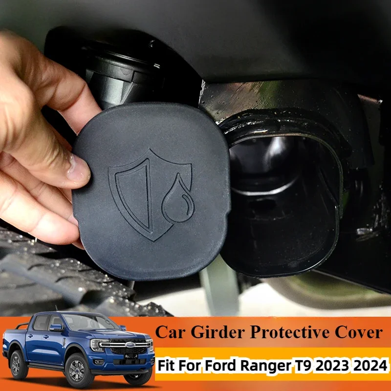 

Fit For Ford Ranger T9 2023 2024 Rear Axle Rubber Protective Cover Back Frame Beam Sealing Sandproof Mat Car Chassis Accessories