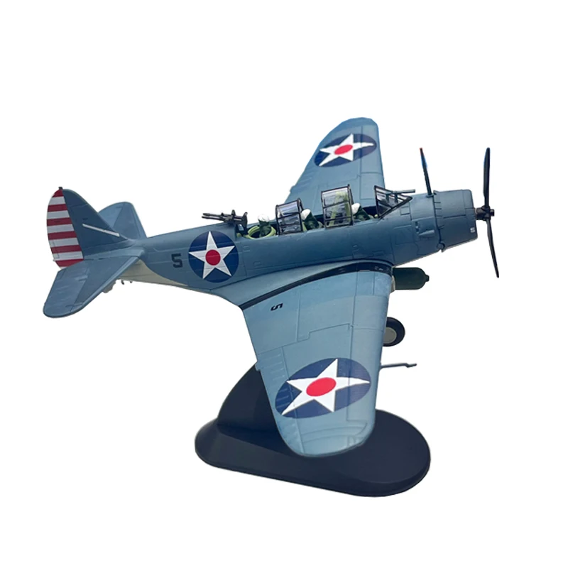 1/72 Scale WWII TBD Devastator Torpedo Bomber Aircraft Battle Finished Diecast Metal Plane Military Display Model  Gift Toy