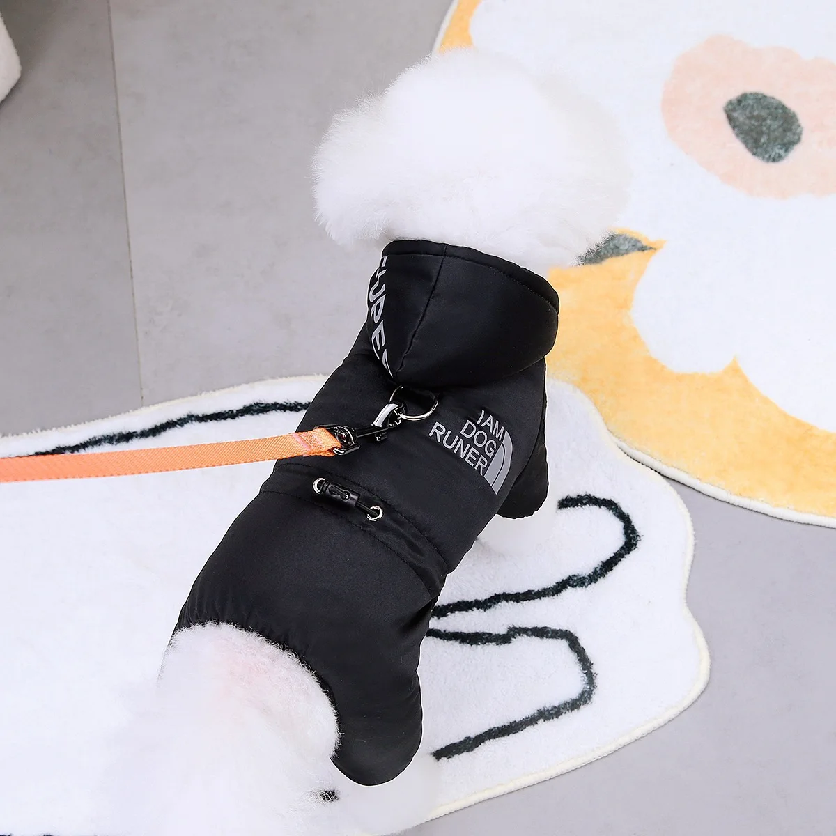 Roupas para cães de estimação, roupas para animais de estimação com quatro pernas, reflexivas, acolchoadas de algodão, outono e inverno, novos esportes, roupas acolchoadas de algodão com quatro pernas
