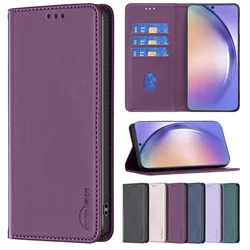 Wallet Magnetic Flip Leather Case For Samsung Galaxy S24 S23 Ultra S22 Plus S21 S20 FE A72 A54 A53 A51 A34 A31 A24 A15 A14 A05