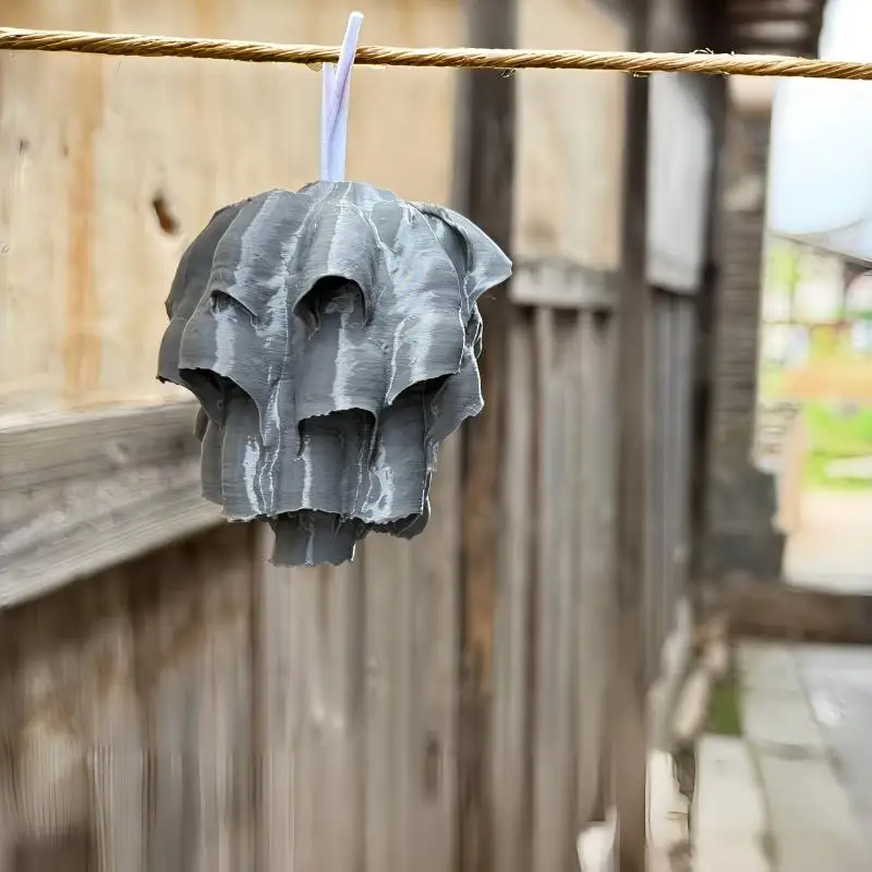 C Artificial Wasp Nest, Outdoor Hanging Fake Wasp Nest, Wasp Deterrent Device, Suitable For Garden, Patio, Porch, Wasp Control