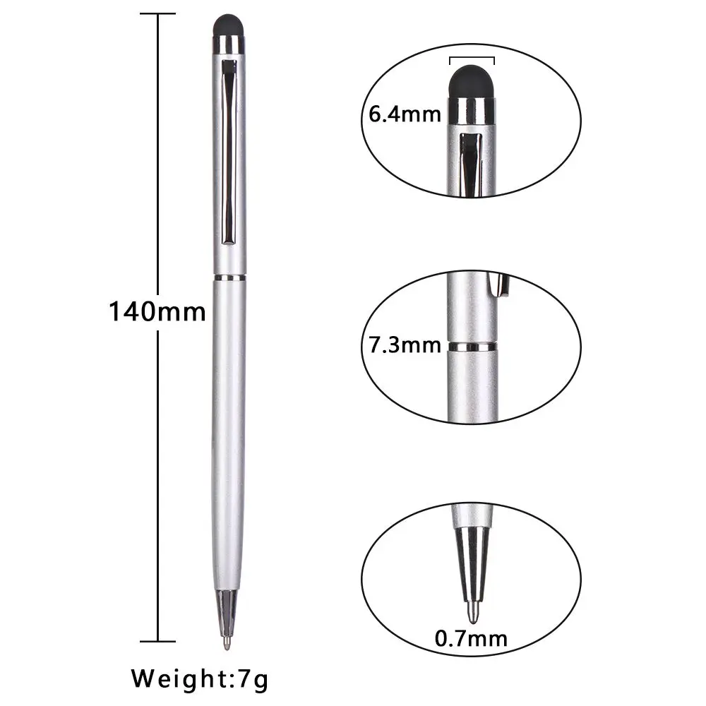 학교 도구 미니 수성 펜, 볼포인트 터치 스크린 펜, 필기 용품, 1PC