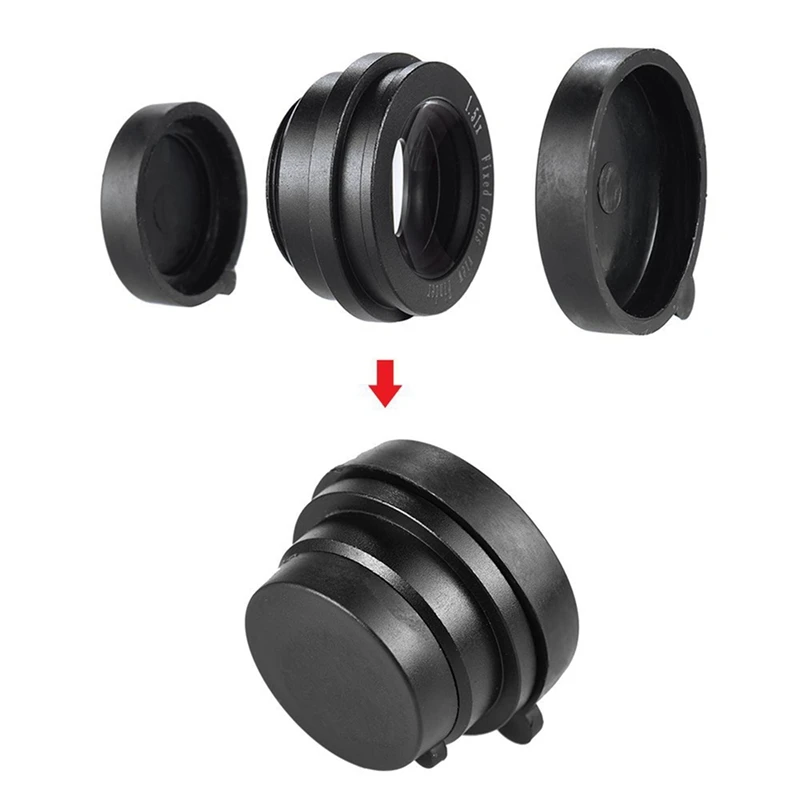 B04B-2Pcs 1.51X Fixed Focus Viewfinder Eyepiece Eyecup Magnifier For Canon Nikon Sony Pentax Olympus With 4 Eyepatch