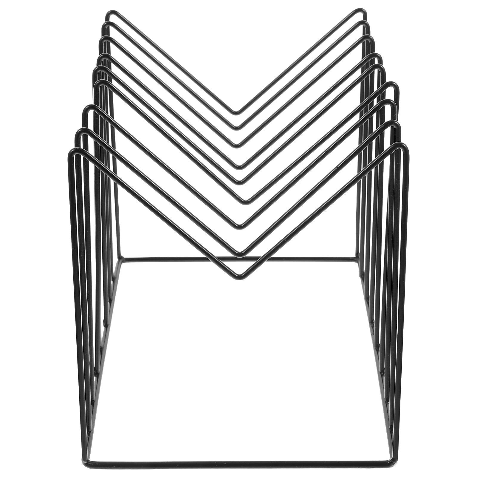 

【】Iron Vinyl Record Holder Simple Large Capacity Storage Rack Floor Standing Bookcase For Home Office Cafe Decor Magazine