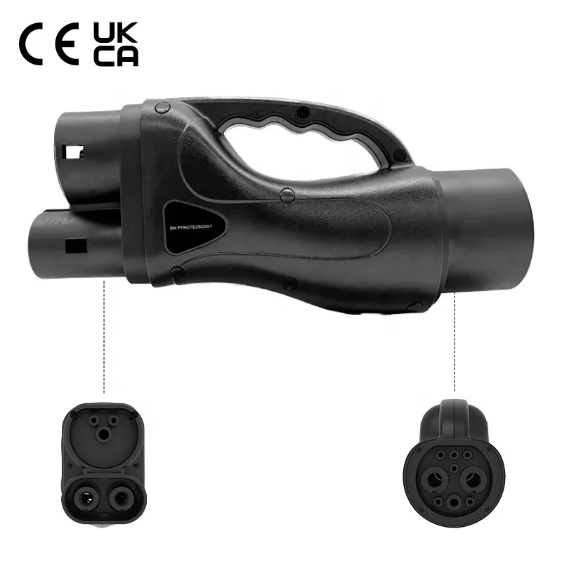 New Energy Vehicle Parts Accessories Charging Station EV Socket GBT to CCS2 DC Charger Adapter view 4