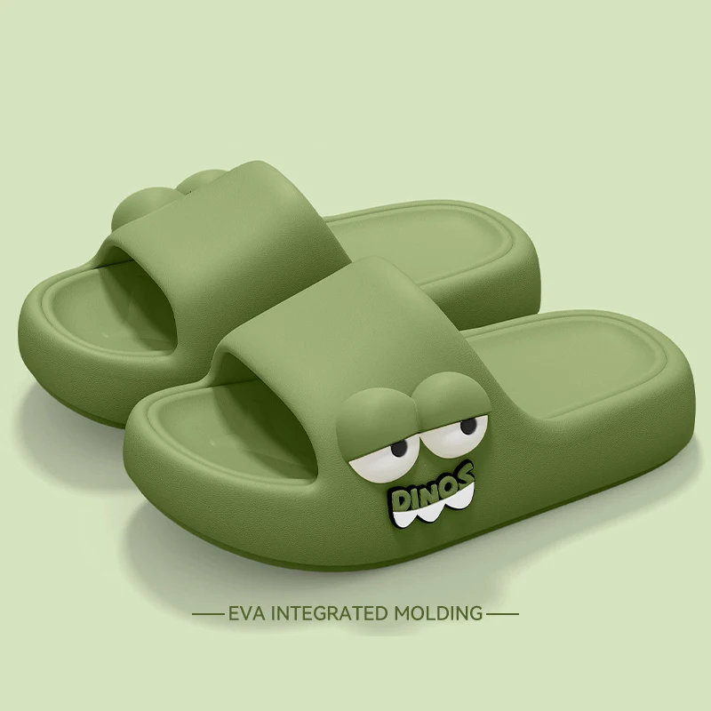 YNPO Cartoon EVA Plattform-Wolkenpantoffeln für Damen 2026 Übergröße 45 Dicke Sohle Hauspantoffeln Rutschfeste Sommer-Paar-Slipper