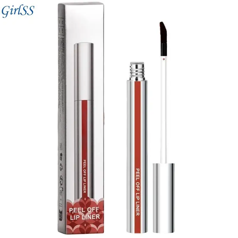 Złuszczająca się plama z ust Wodoodporna, trwała odklejająca się konturówka do ust Wytatuowana, nieprzywierająca kolorowa maska