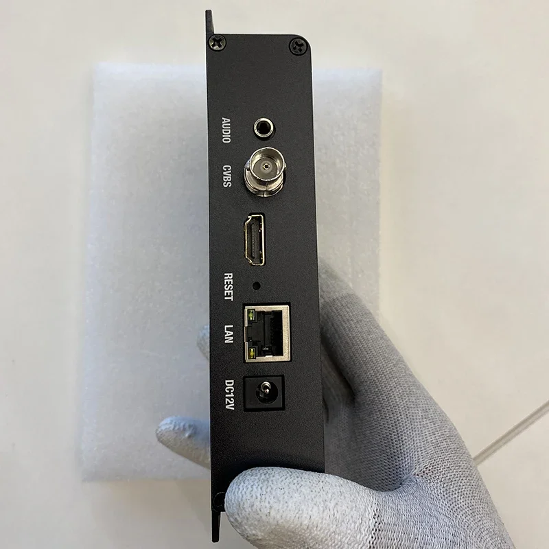 SRT H.265 H.264 ProVideo IPTV جهاز فك ترميز الوسائط المباشرة مع فك تشفير 4K 60 إطارًا في الثانية ووحدة ترانسكود 1080P 60 إطارًا في الثانية