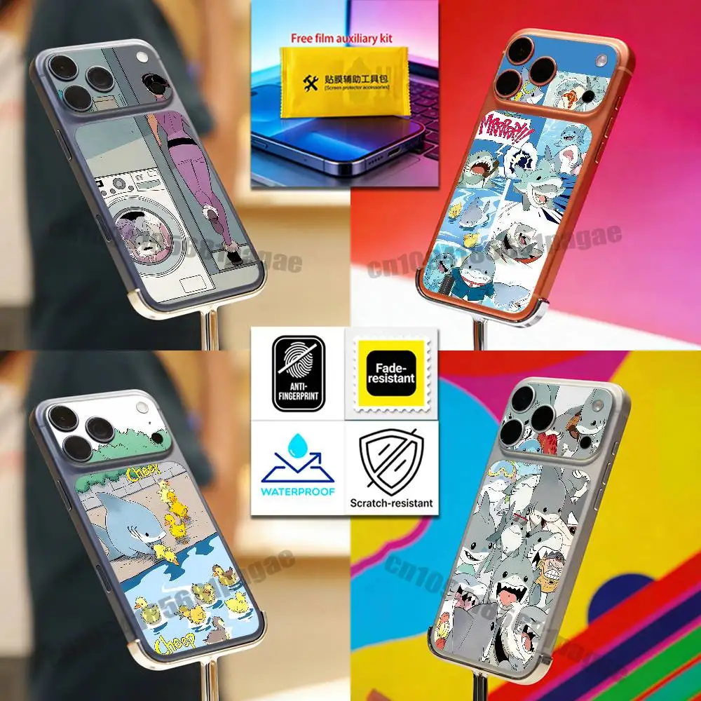 

For J-Jeff the Land Shark iPhone 17 PRO MAX PROMAX Back Protective Film Skin Cover Protector Sticker Waterproof