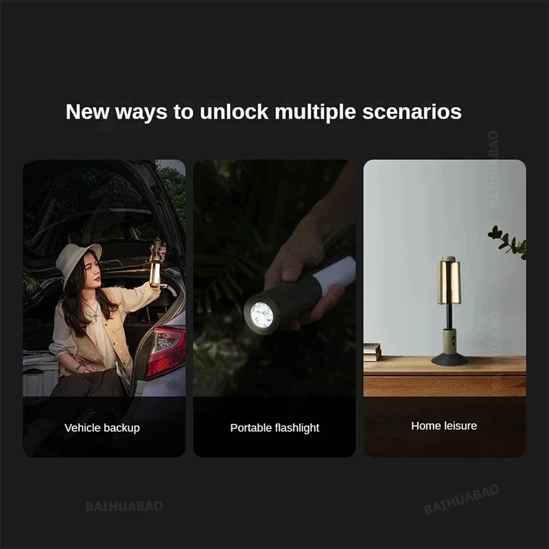 Nextool-linterna de luz para acampar, luz fuerte multifuncional, lámpara de noche recargable para el hogar al aire libre, lámpara de mesa