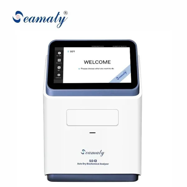 2026 Premium Fully automatic blood chemistry analyzer 4.6kg mini portable dry biochemistry analyzer