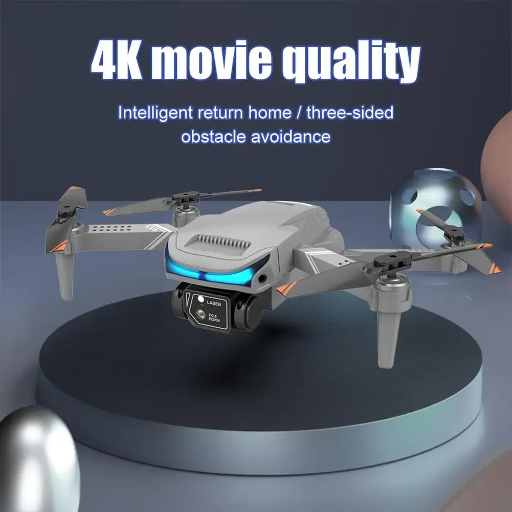 Lsrc-Drone pliable avec caméra pour touristes, Wifi, FPV, 4K, HD, Mode de maintien d'altitude, Quadcopter Rtf, Localisation du flux optique, 2 batteries, Count9