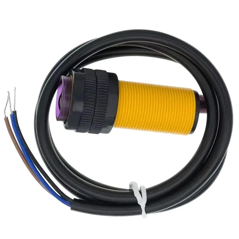 TERFACT ROBOT E18-D80NK Infrared Obstacle Avoidance Photoelectric Sensor Proximity Switch 3-80cm Detection Range Adjustable