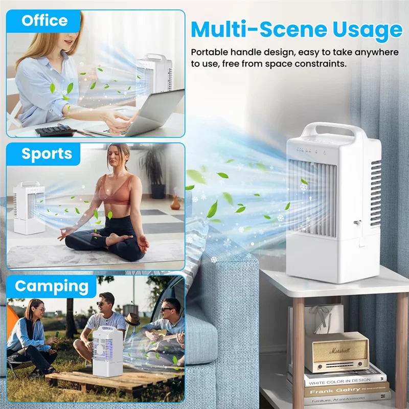 

AC39-Humidifier With Cooling Fan Desktop Sprayfan For Office Practical & Indispensable
