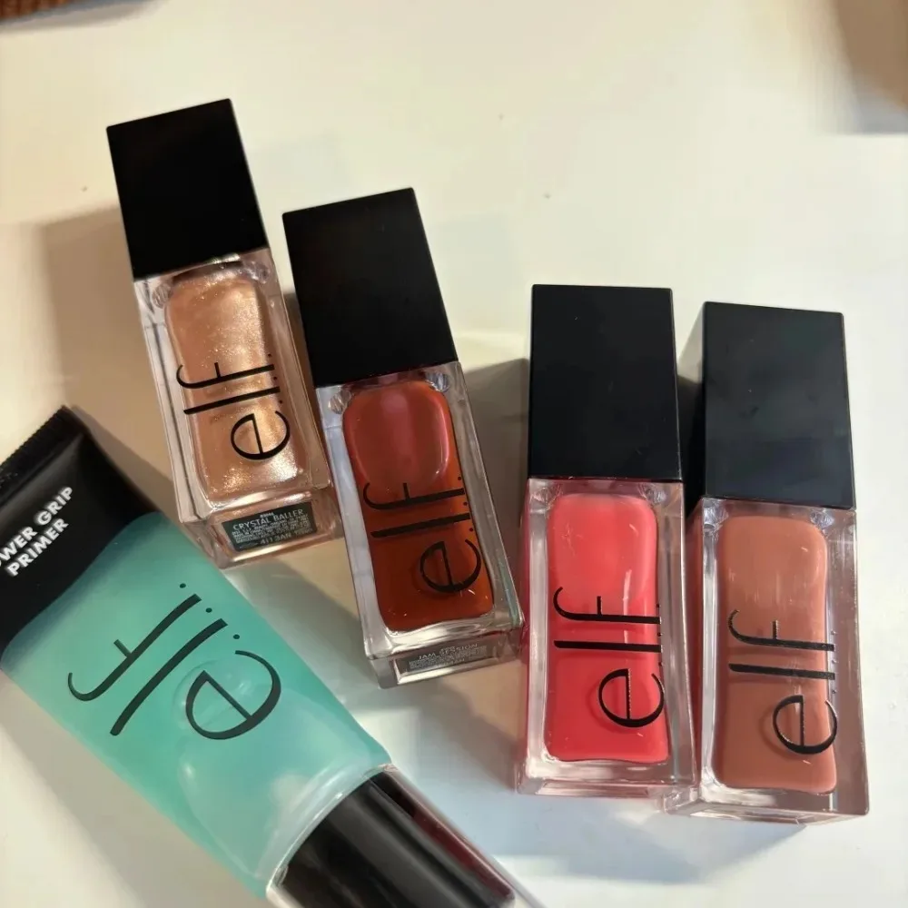 Nuevo Bálsamo Labial Hidratante Original ELF, Aceite Labial, Brillo, Cuidado de los Labios, Beneficioso para Labios, Voluminizador, Exfoliante, Aceite Voluminizador con Brillo