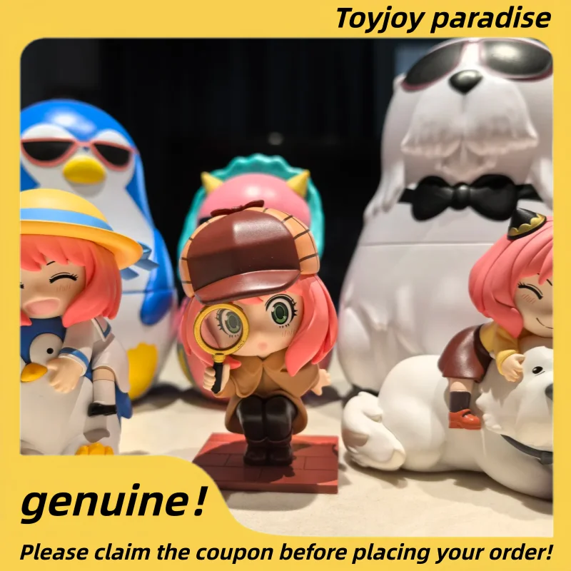 

Genuine Pop Mart Spy X Family Series Collaboration Edition Blind Box Anime Trendy Toys Desktop Ornaments Mystery Box As Gifts
