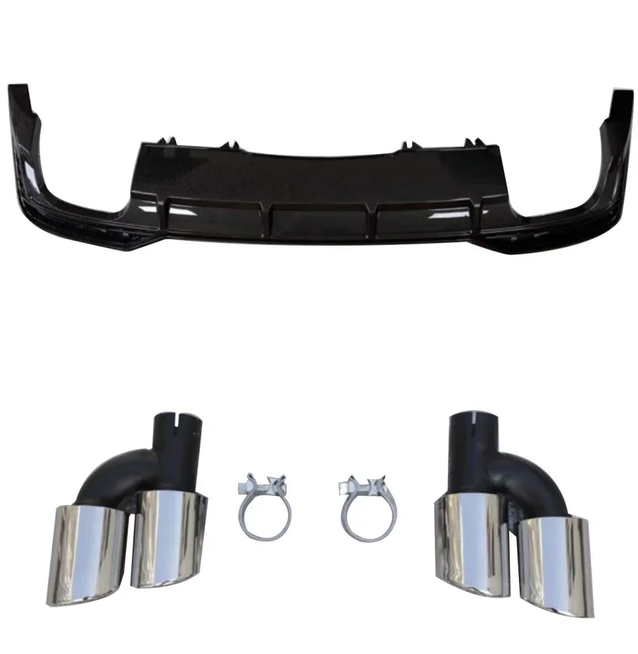 

Suitable for Factory sell directly Rear diffuser refit Rear diffuser 4-exhause rear lip for Audi A5 S5 2020 2021 2022