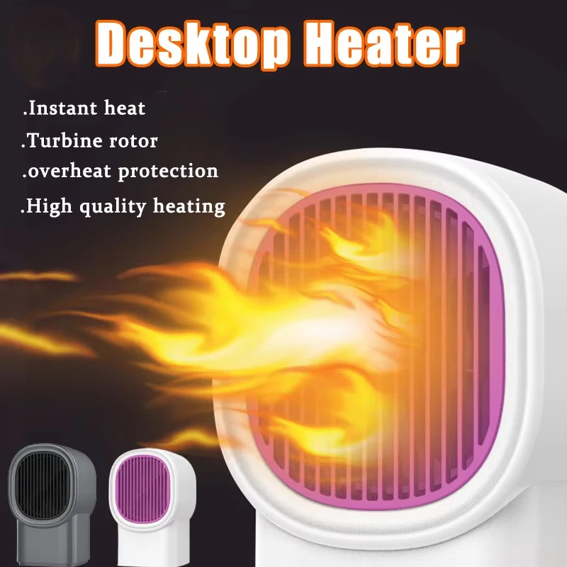 

Portable Electric Heater With Fast Heating Turbine For Rapid Heating And Overheat Protection Heater Home Appliance