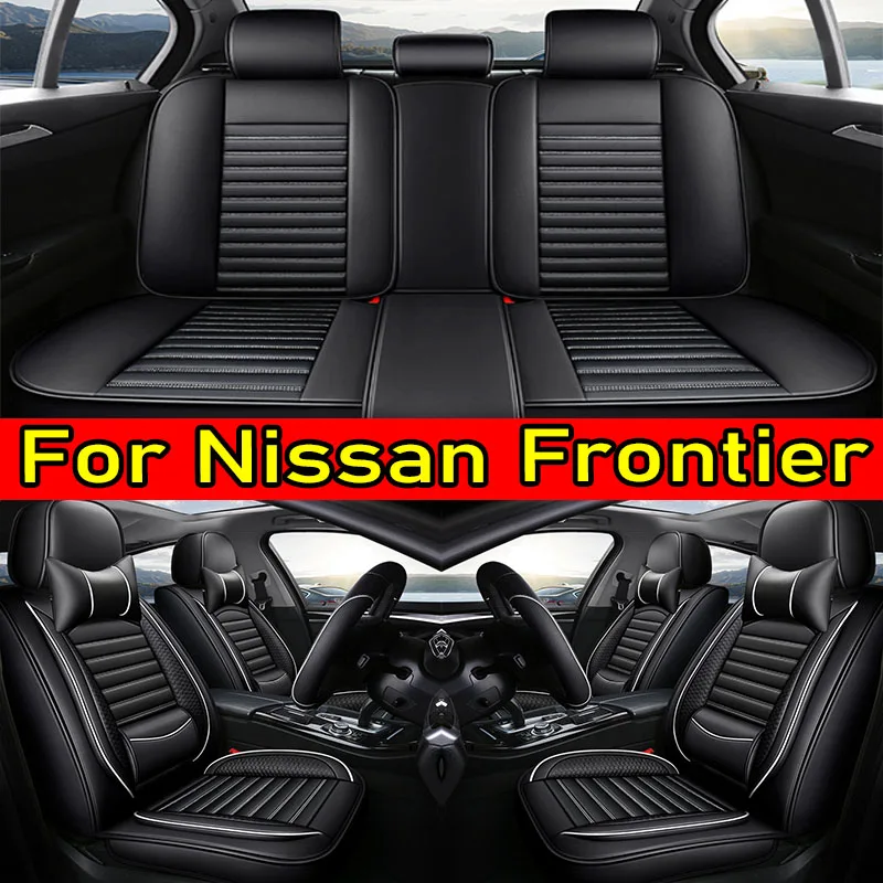 

For Nissan Frontier Car seat cover dirt resistant high quality PU leather waterproof soft headrest luxury full wrap seat cover
