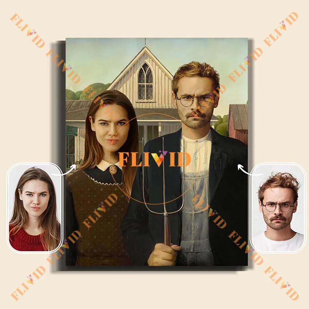 

Custom 2 Human Portrait Customizd People Couple Photo Wall Pictures For Living Room Poster Wall Art Canvas Painting Unframed