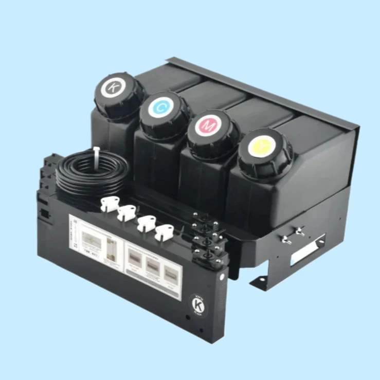 Refillable Bulk Ink CISS Auto Refill Ink Cartridge for Roland/Mimaki/Mutoh Large Format Printer Continuous Ink Supply System