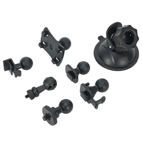 7pcs/set Cam Mount Holder For Dash Cam Holder Video Recorder With 6 Types Adapter Car Drive Recorder Bracket Suction Cup Base
