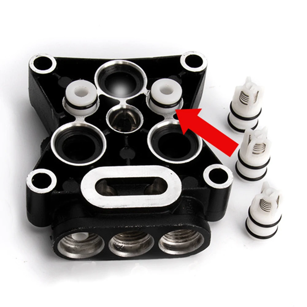 Functional Home Pump Cleaning Head Repair Kit Lightweight Machines Oil Plastic Replacing Washer 220V Check Valves