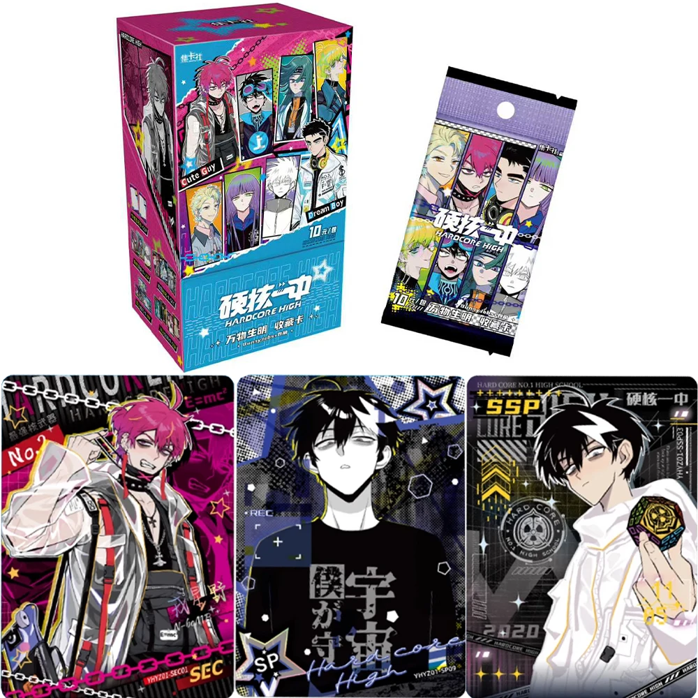 

Подлинная хардкорная карта для средней школы No 1, все вещи яркая глава, аниме, коллекционные карты, игрушка в подарок