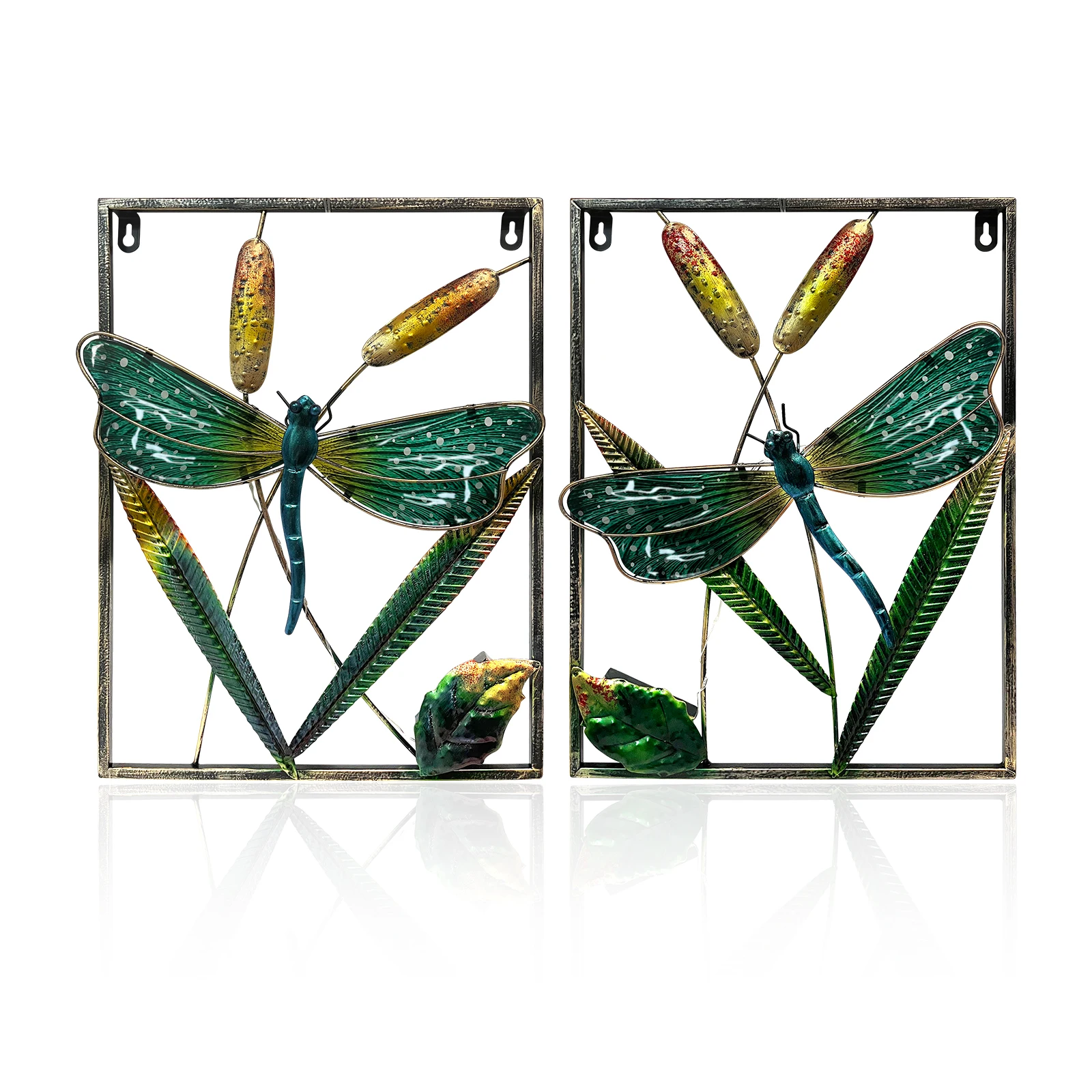 

Dragonfly Wall Art Decor Lights Unique Holiday Gift Ideas for Every Home Enhance Living Spaces with Metal Frame Hanging Decor