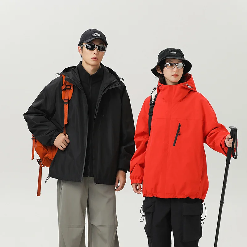 

Outdoor Three - in - One Jacket Waterproof, Windproof, Insulated, Detachable Design, Unisex Versatile Casual Outerwear