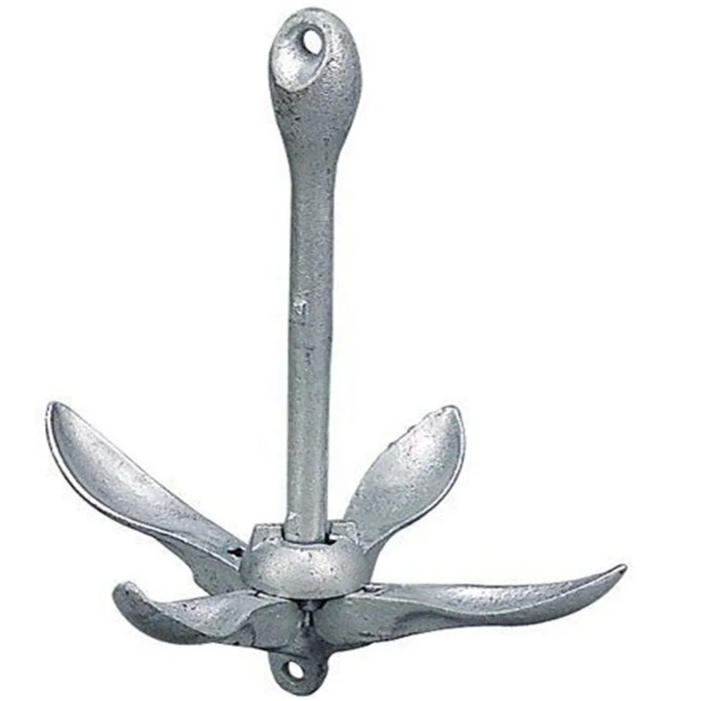 Anti-lost New Design Marine Accessories 316 Stainless Steel Polished Folding Marine Anchor For Boats