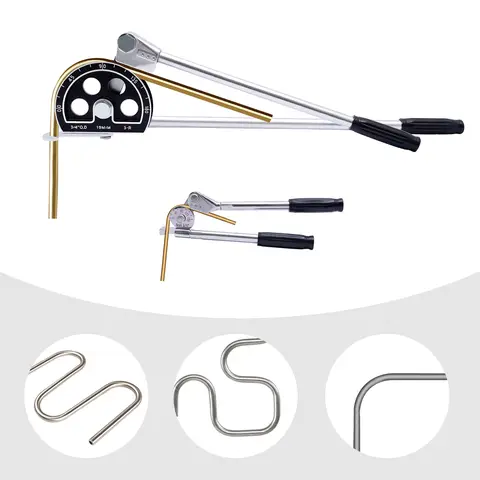 सिवर 3/4'' मैनुअल ट्यूब पाइप बेंडर 180° प्लंबिंग उपकरण स्टील, कॉपर और एल्युमीनियम के लिए कई क्षेत्रों में उपयोग किया जाता है 12 best sales ट्यूब उपकरण - №6