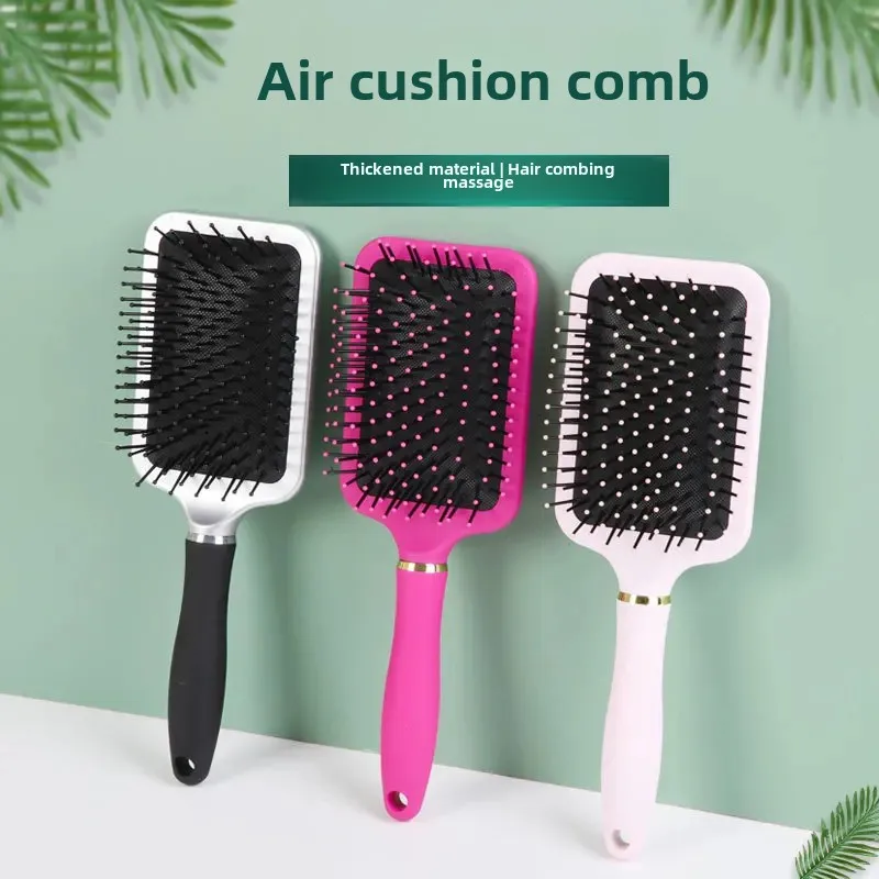 Thickened Material Airbag Comb Popular Hairdressing Comb Head Massage Large Board Comb Smooth Hair Curling Comb Anti-Knot
