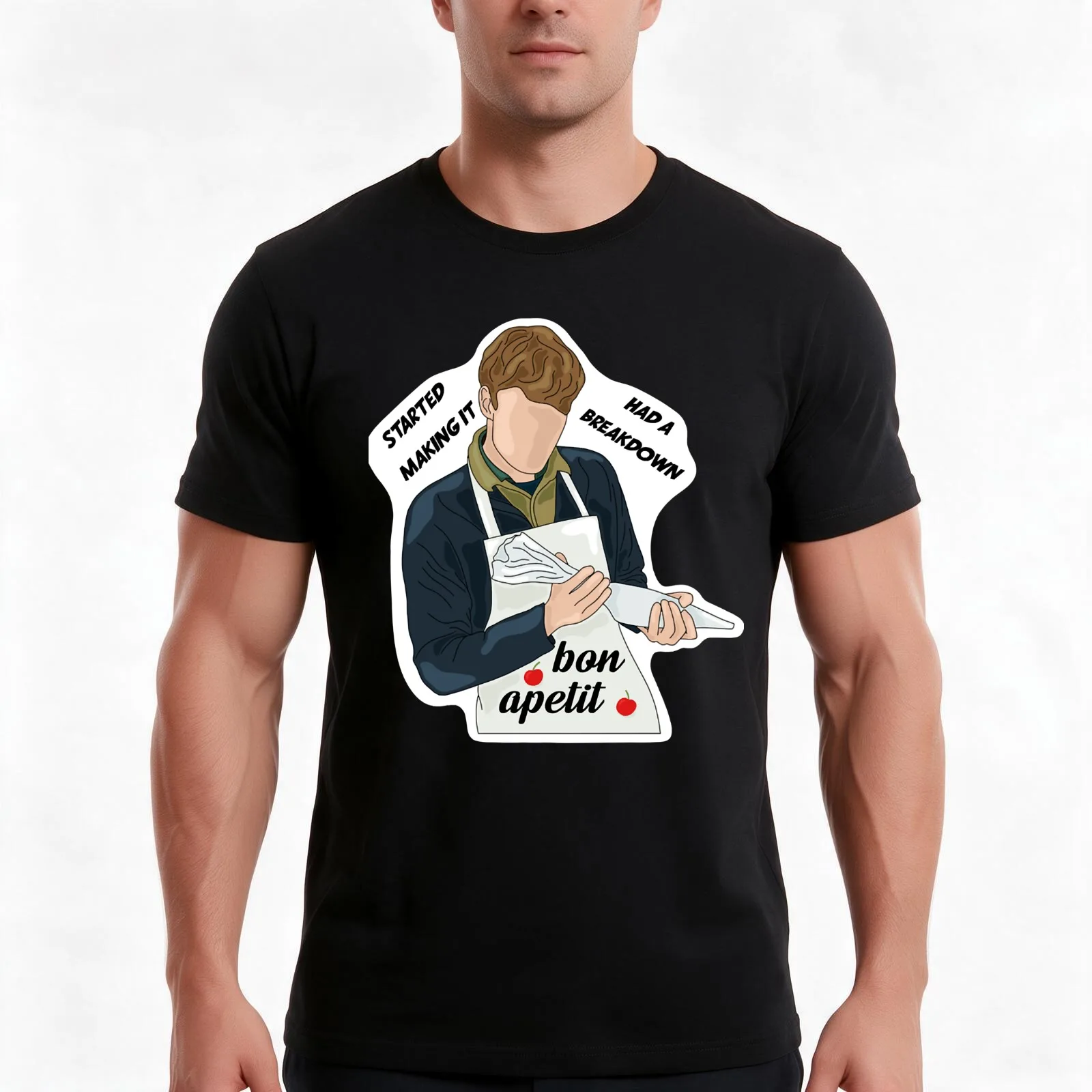 Gift Idea James Acaster Bon Apetit Gifts For Birthday T-Shirt Summer Casual Cotton Tee Oversized Streetwear Tops 100% Cotton
