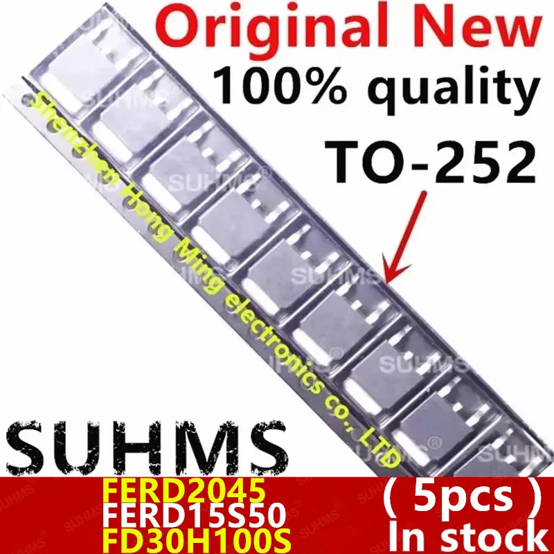 (5piece) New FERD2045SB-T RFERD2045SB FERD2045 FERD15S50SB-TR FERD15S50SB FERD15S50 FERD30H100SB-TR FERD30H100S FD30H100S TO-252