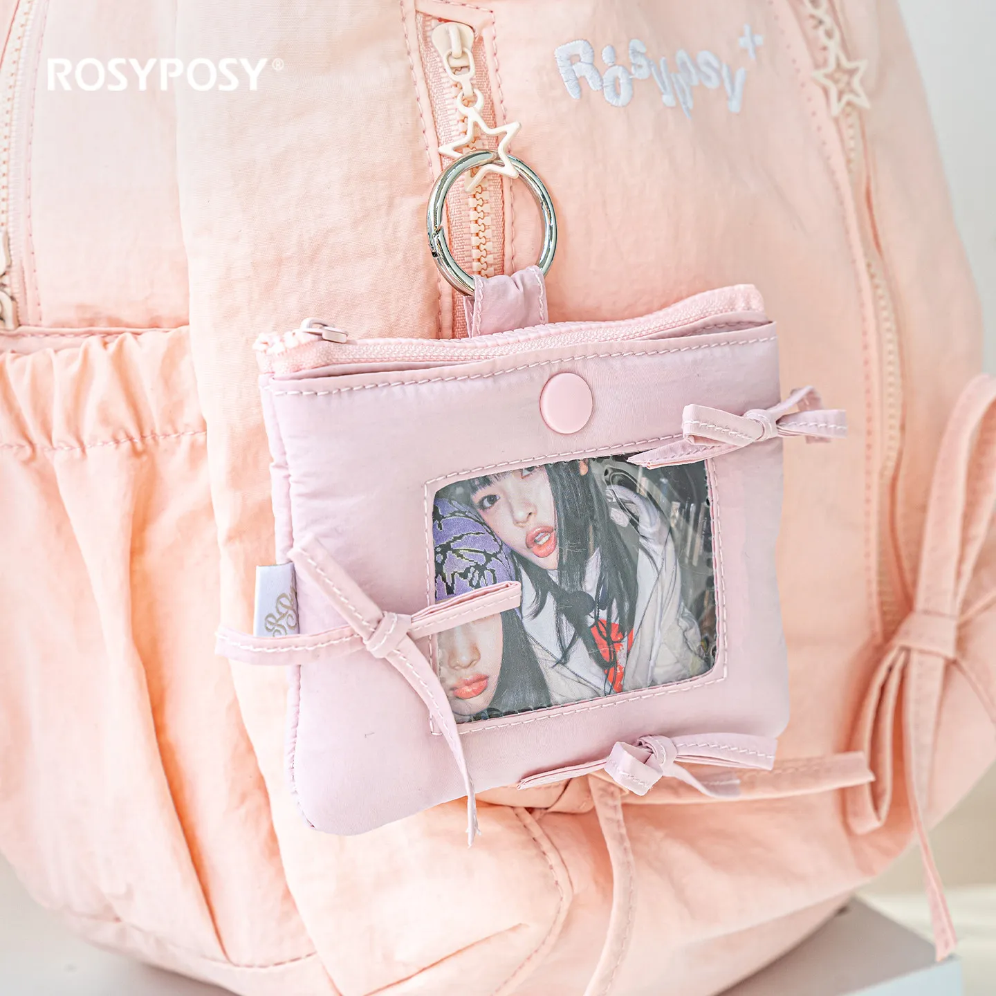 porta-cartoes-acolchoado-estilo-ballet-porta-fotos-de-identificacao-2-em-1-macio-de-3-polegadas-com-ziper-e-porta-moedas-com-laco-acessorio-colecionavel-fofo-para-fas