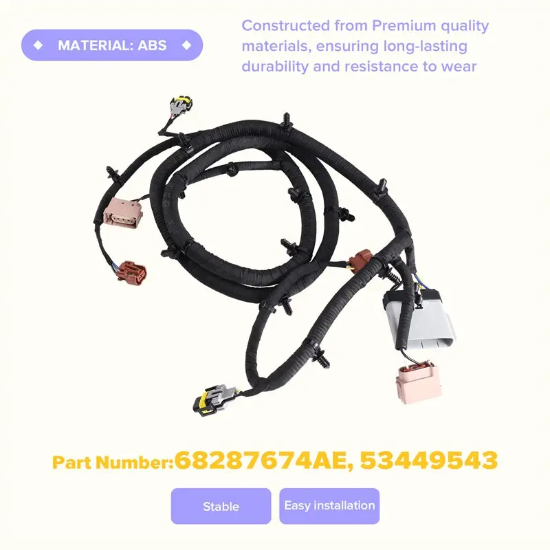 BAAG-For Jeep Compass 2017-2023 Front Bumper Wiring Harness