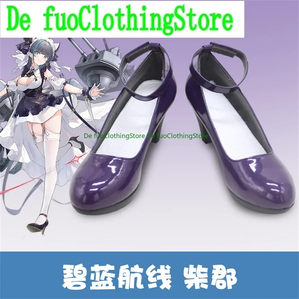 

Azur Lane HMS Cheshire Обувь для косплея Сапоги Игра Аниме Карнавал Вечеринка Хэллоуин Рождество DefuoClothing Магазин обуви