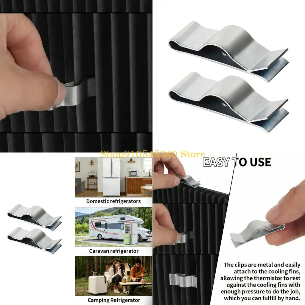 

U2JA Aftermarket Thermistor Mounting Clips 633734 Designed for Multiple Refrigerators