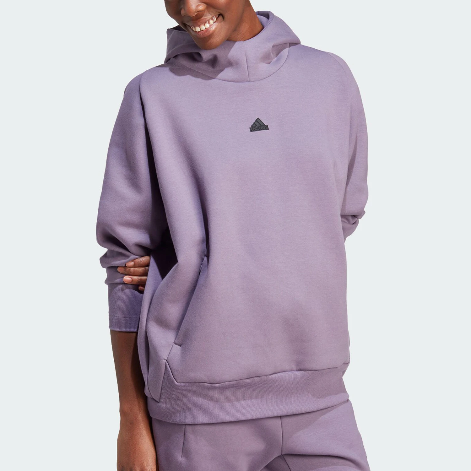 Adidas Official Genuine 2023 Winter New Collection Women's Hooded Sports Sweatshirt IN5123