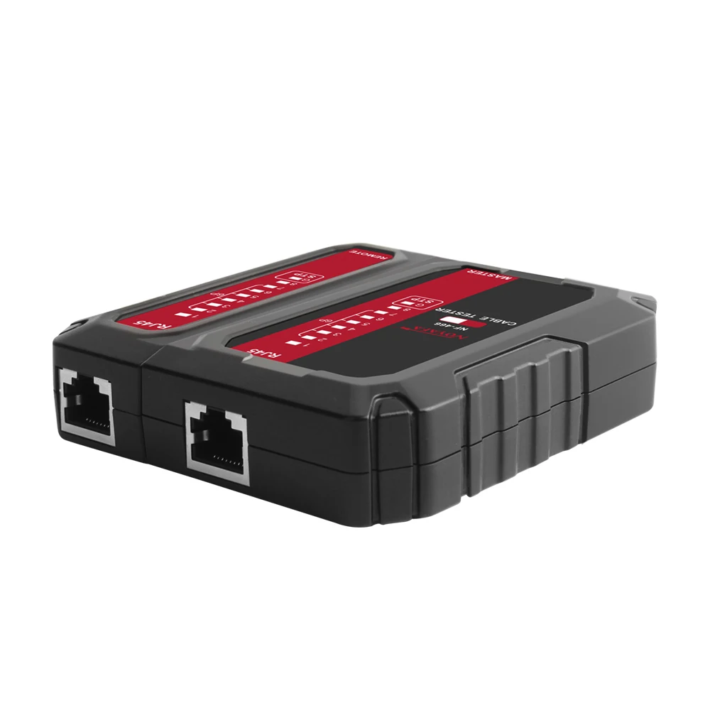 Effective NF-466 Easy Operate Network RJ45 Cable Continuity Tester With LED Light to Indicate the Ressult