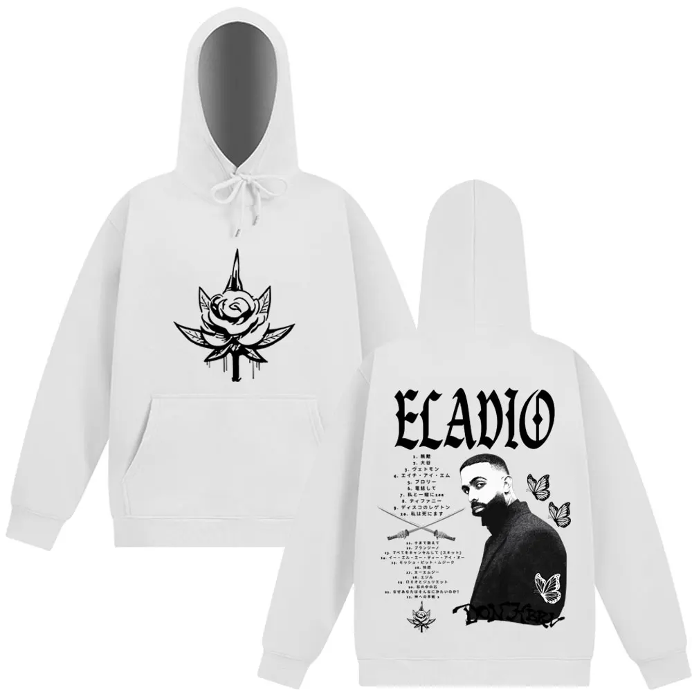 Eladio Carrion DON KBRN 2025 Album Merch Felpa con cappuccio Uomo Donna Felpe Hip Hop Autunno Inverno Allentato Casual Harajuku Man. Tuta
