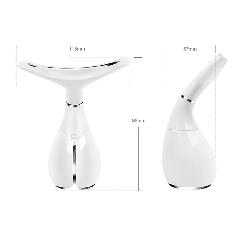 جهاز العناية بالرقبة نمط الرقبة لون ضوء جهاز الجمال الملونة LED الاهتزاز تدليك الجمال معا ST-H309A