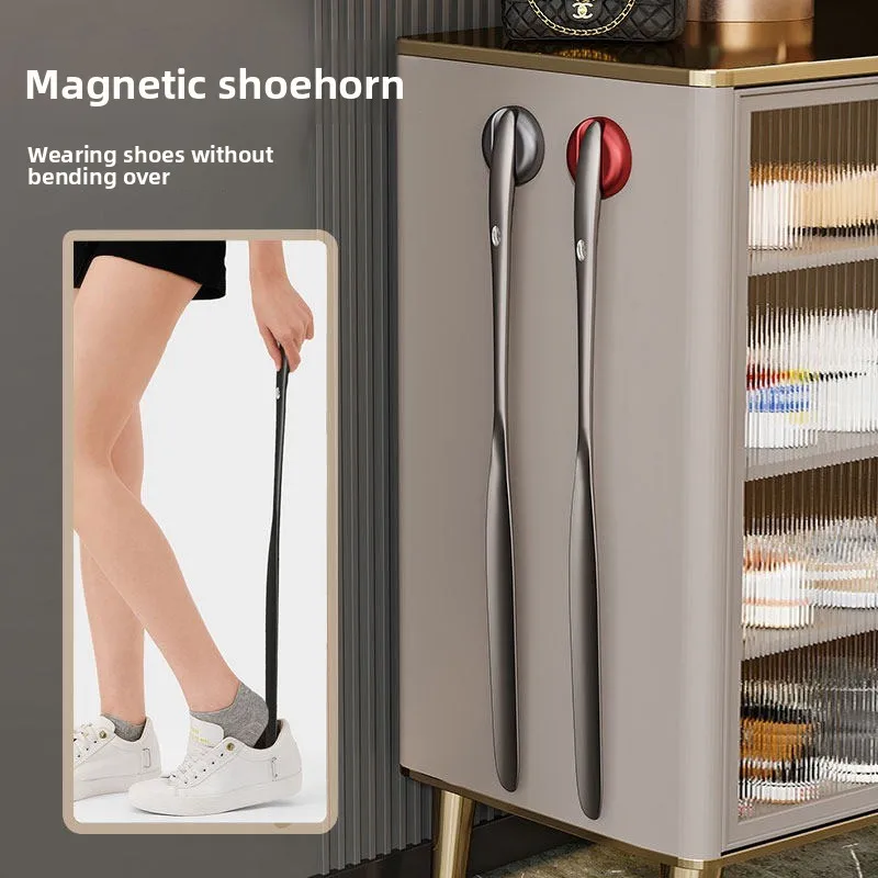 High-grade Magnetic Shoehorn Plus Long-handled Shoes, Household Elderly, Pregnant Women, No Bending, Non-wearing Shoe