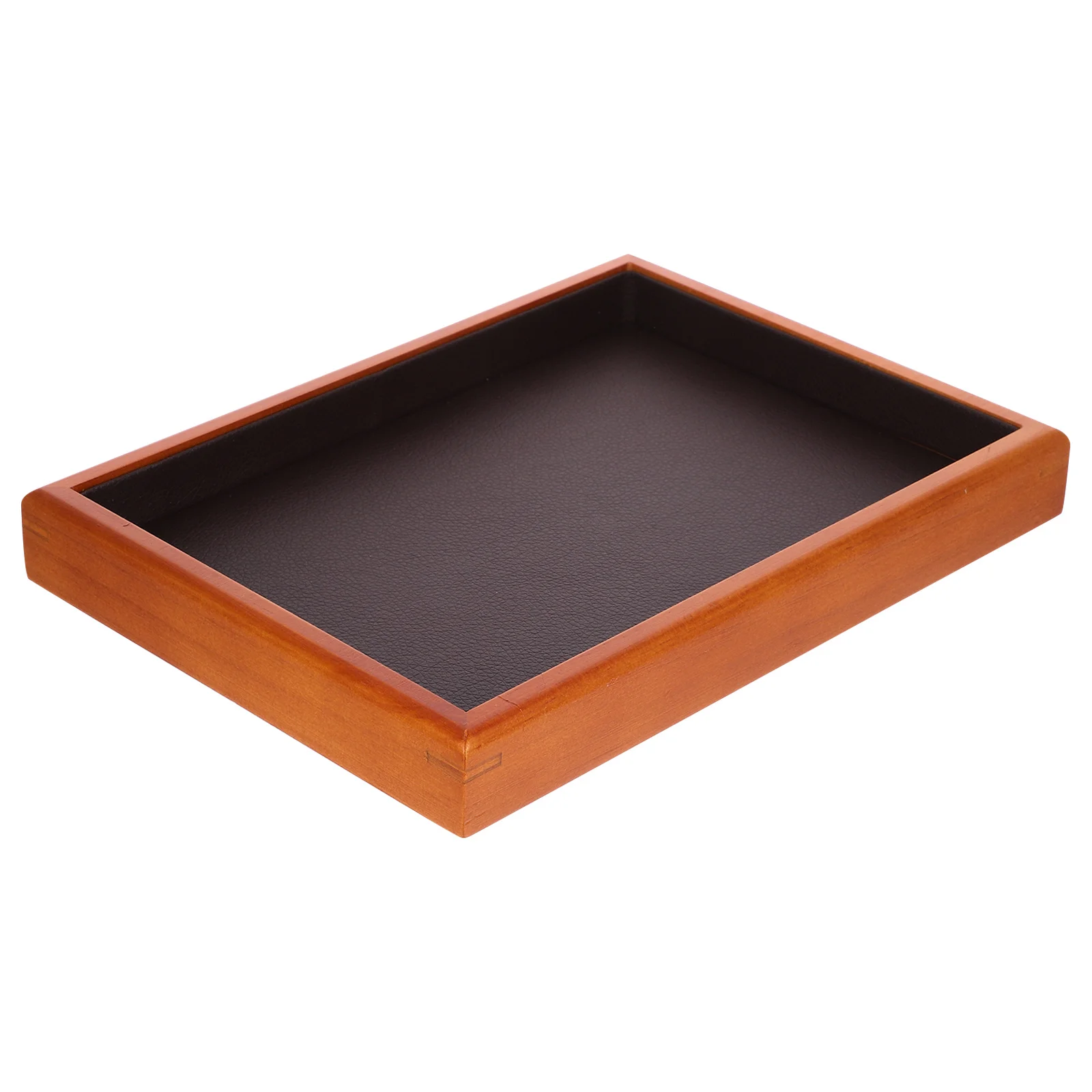 

Wooden Jewelry Tray Dish for Rings Earrings Storage Display Home Decor 10x7inch Smooth Surface Lightweight Organizer