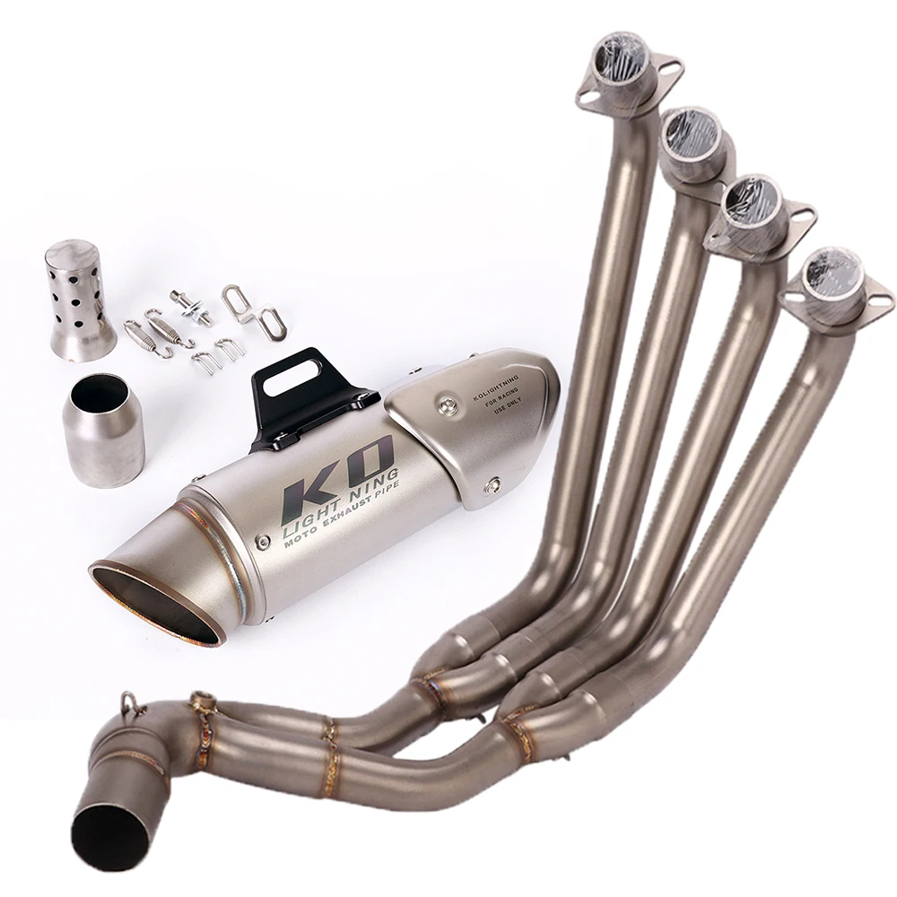 For Honda CBR650F CB650F CB650R CBR650 2014-2023 51mm Motorcycle Exhaust System Muffler Header Pipe With DB Killer